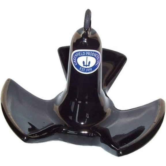 Greenfield 516B Vinyl Coated River Anchor - Black, 16 lb.