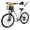 26"White-Basket, variant on OwnGold 14IN Folding Electric Bicycles for Adults Teens with Basket,500W Peak Motor Up to 20 mph Range 30 Miles,36V 12Ah Removable Battery,Commuter/Shopping Mini Ebike,UL 2849