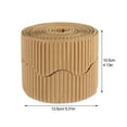 thumbnail image 3 of Miangastore Scalloped Bulletin Board Border Light Brown 1 Roll 5.3X5.3X4.1In, 3 of 8