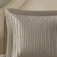 thumbnail image 5 of Home Essence Vargas 7 Piece Pleated Solid Comforter Set, 5 of 5