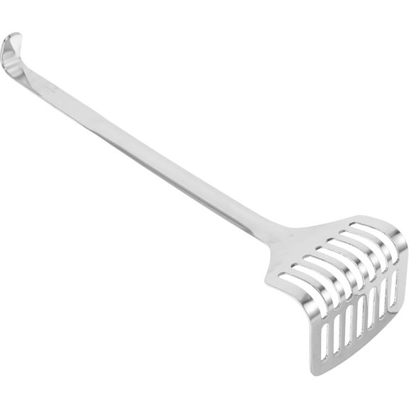 HONITANO 1Set Stainless Steel Meat Masher with Long Handle for Professional Chefs in Restaurant Use