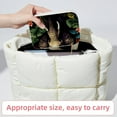 thumbnail image 6 of Elephant Velvet Portable Storage Box with Removable Compartment, Gift: Jewelry Stand, Display Case, Necklace Holder, 6 of 7
