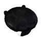 thumbnail image 2 of Cojín de asiento con forma de gato, multifuncional, con cremallera, decorativo, extraíble, para suelo Negro, 2 of 9