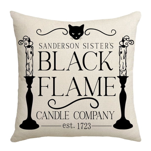 Funda de almohada de lino para decoración de Halloween y Día de los muertos, cubierta de cojín decorativa para sofá, nueva