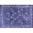 thumbnail image 1 of Ahgly Company Indoor Rectangle Persian Blue Traditional Area Rugs, 7' x 10', 1 of 4