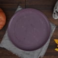 thumbnail image 2 of Mainstays 10.5 inch Round Plastic Etched Halloween Skeleton Plate, Purple, 2 of 7