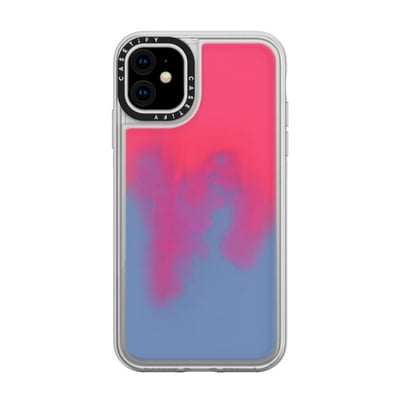 Purple Casetify Glitter Case Air Bubble Casetify Neon Sand Liquid