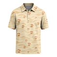 thumbnail image 4 of Mfakffe Hawaiian Shirts for Men Summer Short Sleeve Button Down Casual Polo Shirts Tropical Beach Tee(Sky Blue,S), 4 of 5