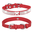 thumbnail image 1 of Collar para perros y gatos con diamantes de imitación y corona decorativa de diamantes de imitación para perros pequeños, medianos y grandes, 1 of 5