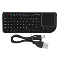 thumbnail image 2 of Snap-In Mini Receiver Black Full-Featured Keyboard  Keyboard for Windows 2000 / XP / Vista / 7 Black, 2 of 7