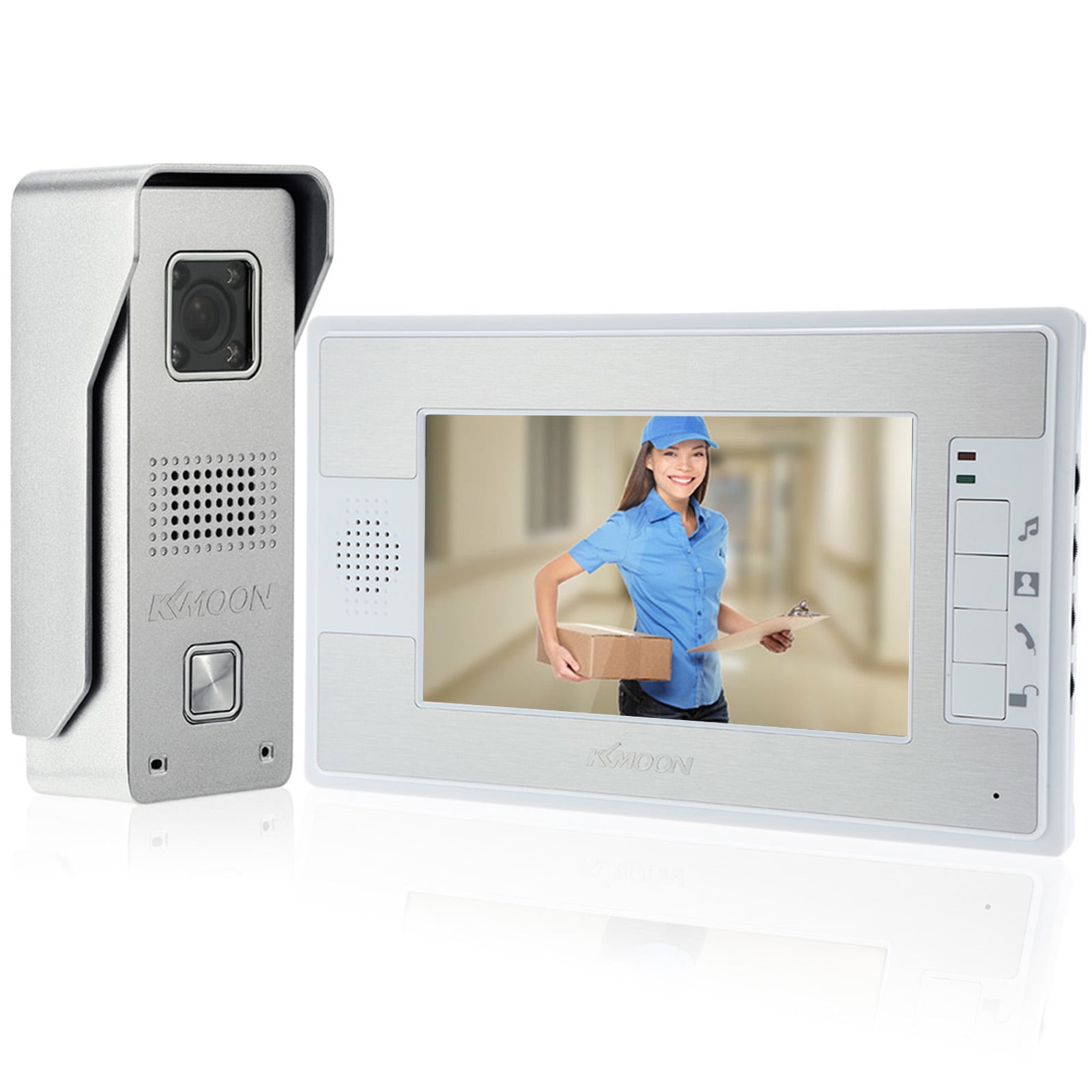 7" color TFT LCD Video Door Phone Doorbell Intercom IR HD Camera Rainproofcover