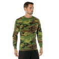 thumbnail image 6 of Rothco Long Sleeve Camo T-Shirt, Woodland Camo, M, 6 of 6