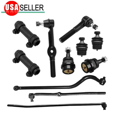 - 11PC Tie Rod End Track Bar Suspension Kit For 1994-1997 Dodge Ram 1500 2500 4WD