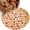 Orange, variant on Round Rug 4Ft Washable Non-Slip, Thanksgiving Fall Circle Area Rugs for Living Room Bedroom, Maple Leaves Orange Pumpkin Botanical Indoor Floor Mats Carpet Runner for Home Decor
