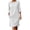 White, variant on Antinious Ladies Summer Solid Lightweight Breathable Daily Versatile Dress