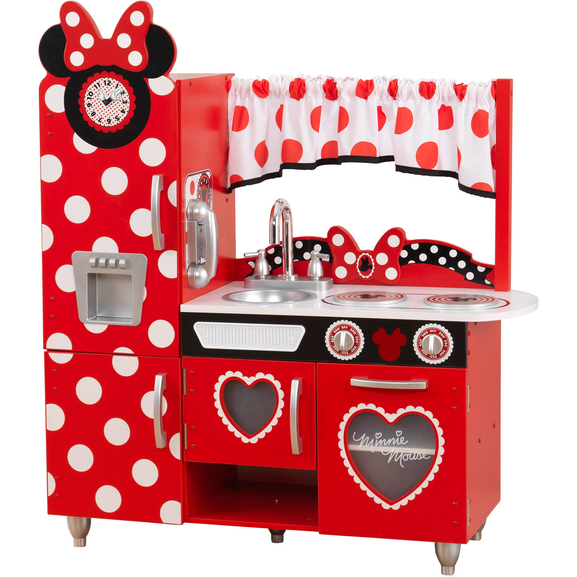 Disney Jr Minnie Mouse Vintage Play Kitchen By KidKraft Walmartcom