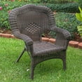 thumbnail image 3 of International Caravan Camelback Resin Wicker Patio Chair, 3 of 4