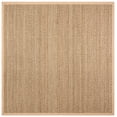 thumbnail image 2 of Safavieh Natural Fiber Collection NF115A Natural and Beige Seagrass Square Area Rug, 10 feet Square (10' Square), 2 of 2