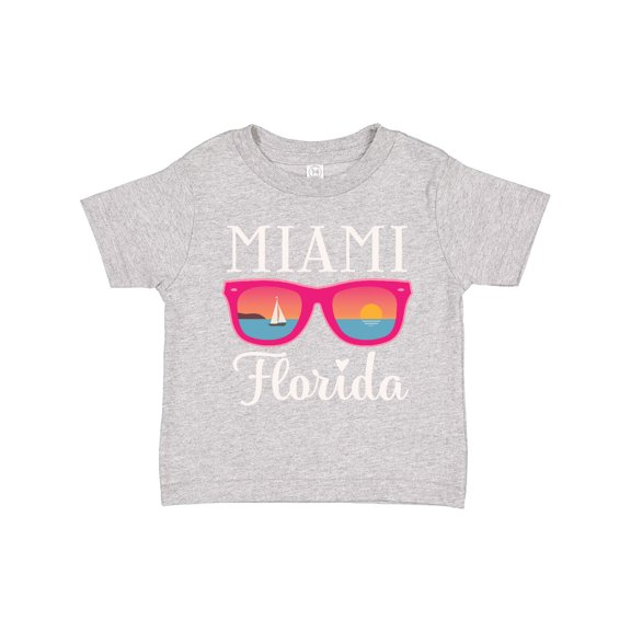 Inktastic Miami Florida Vacation Beach Trip Girls Toddler T-Shirt