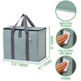 thumbnail image 4 of Bolsa Térmica VENO Pack de 2 Bolsas Isotérmicas para Compras Verde Claro, 4 of 7