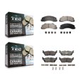 thumbnail image 1 of TEC Front Rear Ceramic Brake Pads Kit for Car 2015-2017 Ford F-150 with Electric Parking KTC-100518, 1 of 10