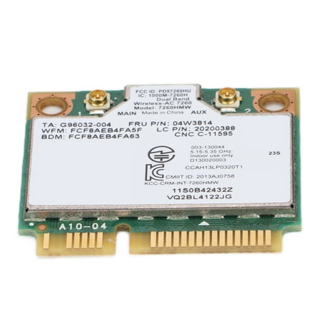 Xirurus Wireless Card Dual Band 2.4GHz 5GHz 1200Mbps Network Computer Accessories for Lenovo Laptop PC, High Speed WiFi Adapter with Bluetooth 4.0, Internal Network Card (6.00 x 4.00 inches)