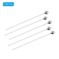 thumbnail image 3 of 100Pcs Silver Plated Ball Head Pins 35mm Wire Head Pins 22 Gauge Brass Head Pins for DIY Craft Jewelry Making, 3 of 5