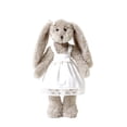 thumbnail image 1 of Muñeca de peluche, conejo con vestido blanco, 30 cm, regalo de cumpleaños, 1 of 1