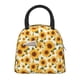 thumbnail image 1 of Disketp Yellow Polka Dot Sunflower Bolsa Térmica para Almuerzo, Lonchera con Abertura Amplia y Gran Capacidad, Organizador Reutilizable para Mujeres, Hombres y Adultos, 1 of 6