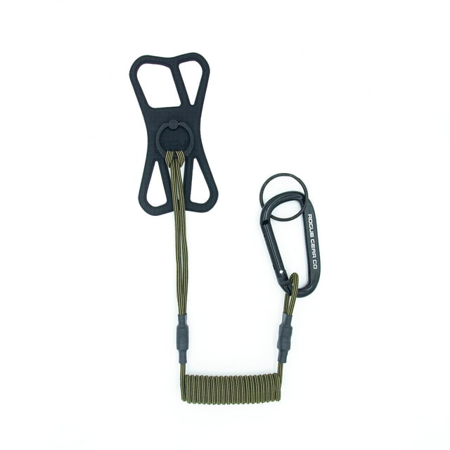 Teléfono Tether Rogue Fishing Co. El protector de silicona verde