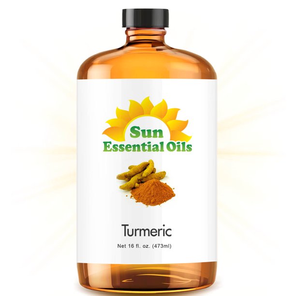 Turmeric Essential Oil (Huge 16oz Bottle) Bulk Turmeric Oil 16 Ounce