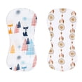 thumbnail image 1 of 2 piezas bebé niñas sudor suave absorbente paño de toalla trasera gasa muselina Dream árbol CUTICAT Almohadillas de alimentación infantil, 1 of 6