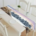 thumbnail image 1 of EREHome Close wild brown bear in winter time table runner table cloth tea table cloth 16x72 Inch, 1 of 1