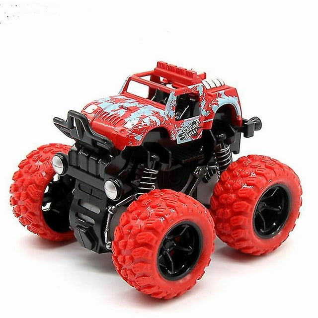 Vehículo todoterreno inercial con tracción en las cuatro ruedas, coche de juguete para niños