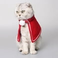 thumbnail image 2 of Capa roja para perro, disfraz de Halloween, ropa de invierno, tallas S/L S, 2 of 8