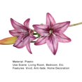 thumbnail image 4 of 1Pc Artificial Flower Decorative Home Decoration Gift Short Branch Fake Lily Bouquet Simulation Flower for Living Room White, 4 of 4