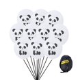 thumbnail image 3 of 11pcs/Set 12inch Panda Printed Latex Balloons Cartoon Balloons Home Decor for Party Birthday (10 Panda Balloons+Black Ribbon), 3 of 8