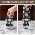 thumbnail image 6 of 2 Pcs Pioneer Flower Floral Print Pattern Kitchen Towels, Funny Microfiber Dish Towel Set, 18" X 26" Tea Towels, 6 of 6