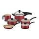 thumbnail image 1 of Batería de Cocina Tramontina Turím Rojo 10 Piezas 20297706, 1 of 9