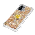 thumbnail image 4 of Funda para Xiaomi Redmi Note 10S 4G/Note 10 4G con Brillo Líquido Flotante, Purpurina, Parachoques y Anillo Giratorio Soporte, 4 of 5