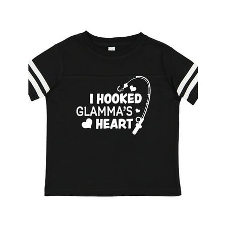 

Inktastic I Hooked Glamma s Heart with Fishing Rod Gift Toddler Boy or Toddler Girl T-Shirt