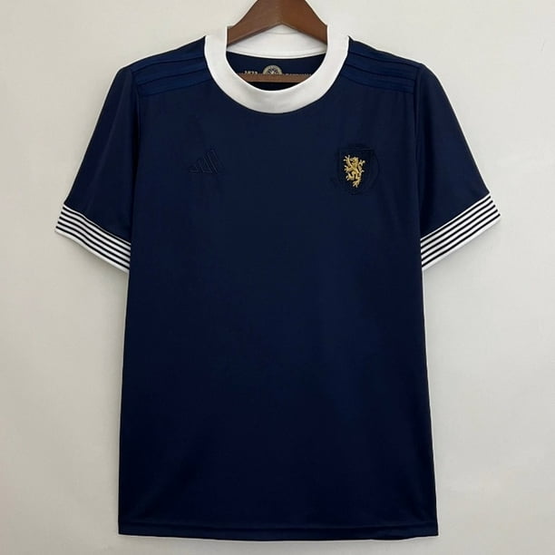 Camiseta De Fútbol 2023 Escocia 150 Aniversario Versión Para Hombre Azul Fans