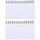 thumbnail image 1 of GOOHOCHY 2 blocs de notas pequeños con anillas, cuadernos de espiral y blocs de notas de bolsillo., 1 of 7