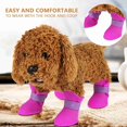 thumbnail image 4 of Botas Impermeables De Silicona Para Perros Y Mascotas, Zapatos Antideslizantes Para La Lluvia, 4 Uds., 4 of 7