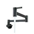 thumbnail image 2 of Spout Folding Arm Tap Sink Modern Basin Kitchen Faucet Splash Proof Easy Install Pot Filler Bathroom Double Switch Wall Mount ,Easy to Use, 2 of 6