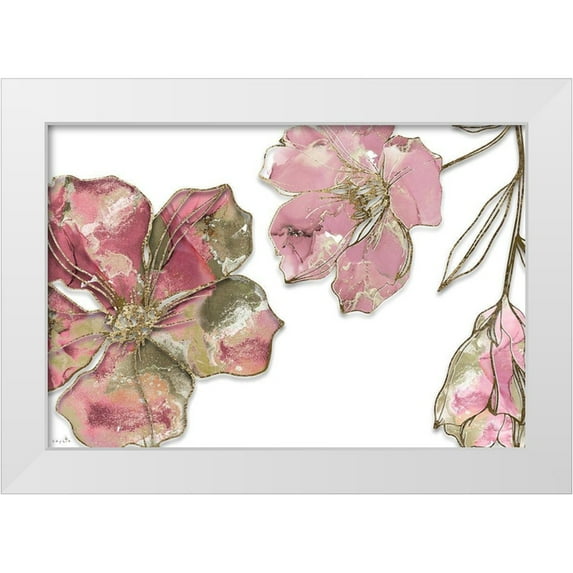 Sophie 6 32x23 White Modern Wood Framed Museum Art Print Titled - Muted Glam II