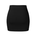 thumbnail image 6 of Women's Fashion Solid Elastic Waist Slim Short Skirt Light and Comfortable Fabric Suitable for Daily, School, Party Asian Sizes Available, 6 of 6