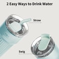 thumbnail image 7 of HOLOHOLO Insulated Tumbler with Straw Leak-Proof Stainless Steel Coffee Cup 24 oz Blue Reusable Travel Cup for Hot & Cold Drinks, 7 of 7