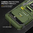 thumbnail image 2 of KOMI for Google Pixel 9a Case with Screen Protector and with Camera Cover, 360°Military Grade Rotatable Kickstand (Heavy Duty) Shockproof Protective, Case for Google Pixel 9a Army Green, 2 of 5