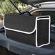 thumbnail image 4 of Bolsa De Almacenamiento De Poliéster Organizador de maletero de coche plegable blanco, bolsa de almacenamiento, kit de herramientas de gran capacidad, cesto para basura (1 unidad) JASKFLY, 4 of 9